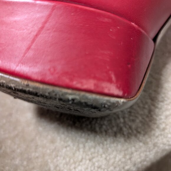 Valentino Garavani studded platform peep-toe pumps - Picture 5 of 7